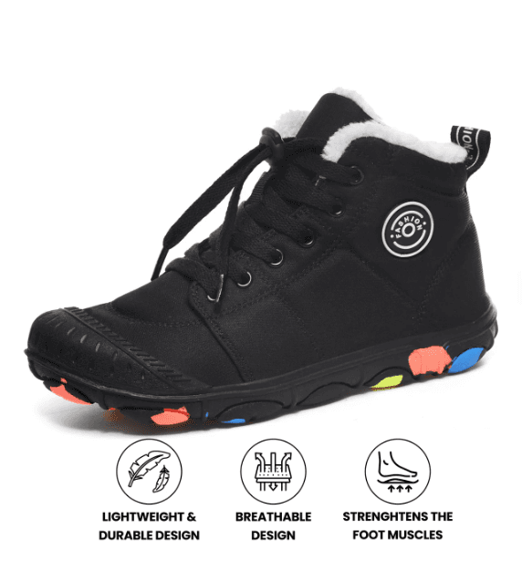 Alpine Kids - Waterproof Barefoot Winter Shoes for Kids